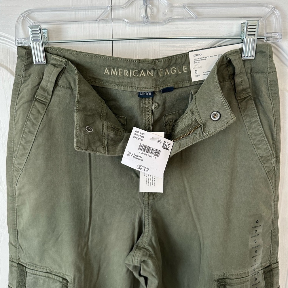 American Eagle Olive Green Cargo Pants